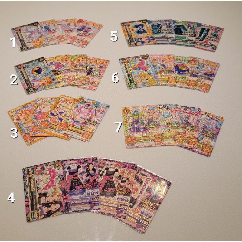 偶像學園各季各彈R卡套組~值得珍藏part1~優惠出清！