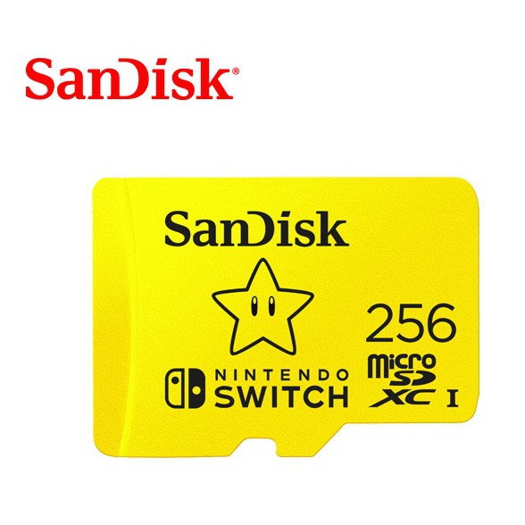  公司貨 SANDISK Nintendo Switch 256G 256GB SDXC 記憶卡