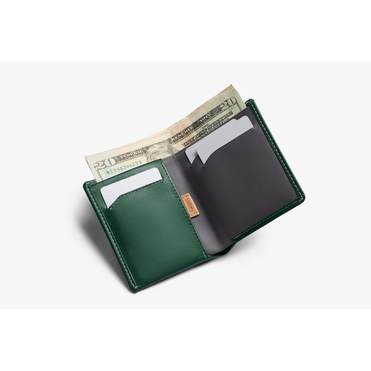 【Bellroy】三年保固，澳洲皮夾現貨，新款RFID真皮直式綠色短夾NOTE，可放10張卡及拉取式設計
