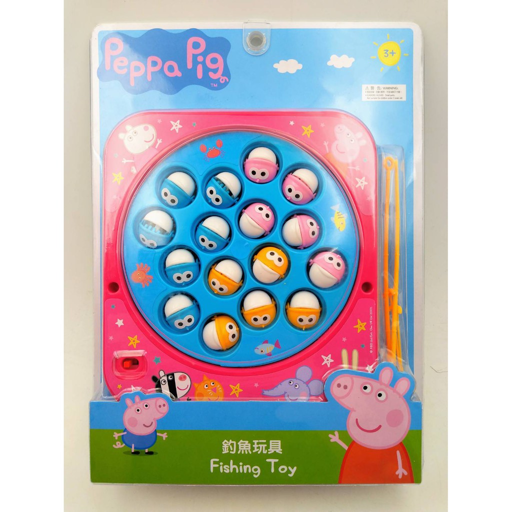 「芃芃玩具」易保 PP60611B  粉紅豬小妹 佩佩豬 電動釣魚盤 貨號01238