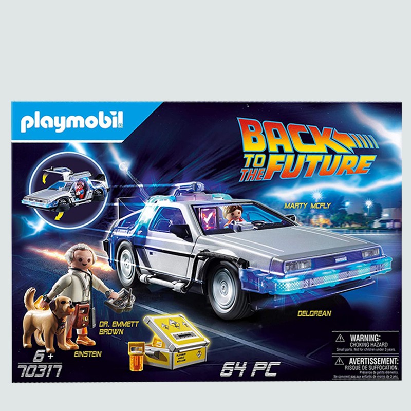 ~熱銷~新款現貨德國playmobil70317摩比世界玩具回到未來Back to the future