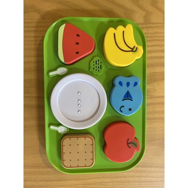 巧連智ic語彙學習互動餐盤玩具