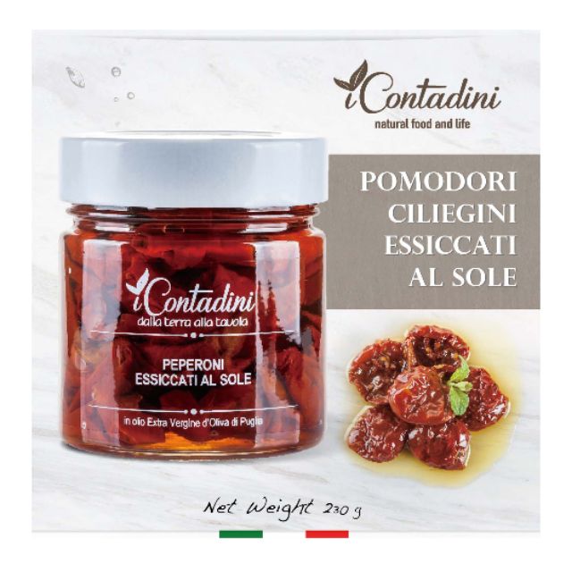 Icontadini 日曬油漬櫻桃番茄230克
