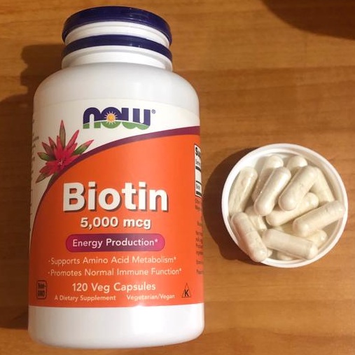 🌈Now Foods 生物素Biotin 健而婷 素食膠囊 120粒 高單位維生素B群 維他命B7 指甲皮膚 頭髮