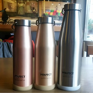 臺灣製造 PERFECT 日式 316 真空保溫杯 保溫瓶 316不鏽鋼 香檳金