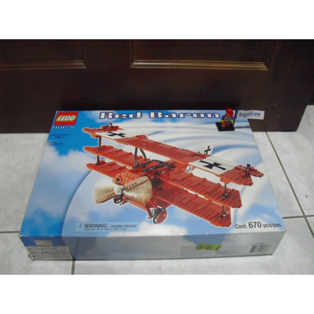 樂高 LEGO 德國紅男爵戰鬥機 10024 (開盒檢查品)