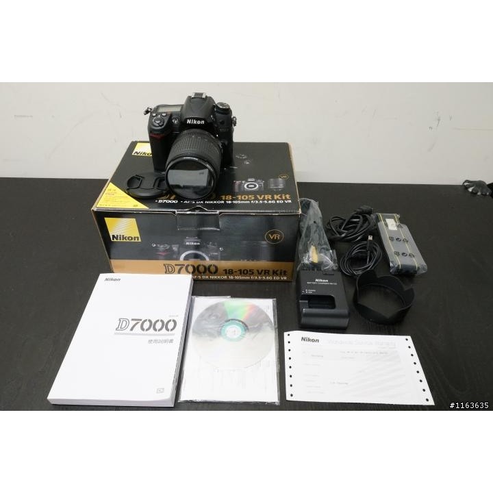 Nikon D7000 18-105 VR Kit 數位單眼相機 1620萬畫素 D5500 D5600