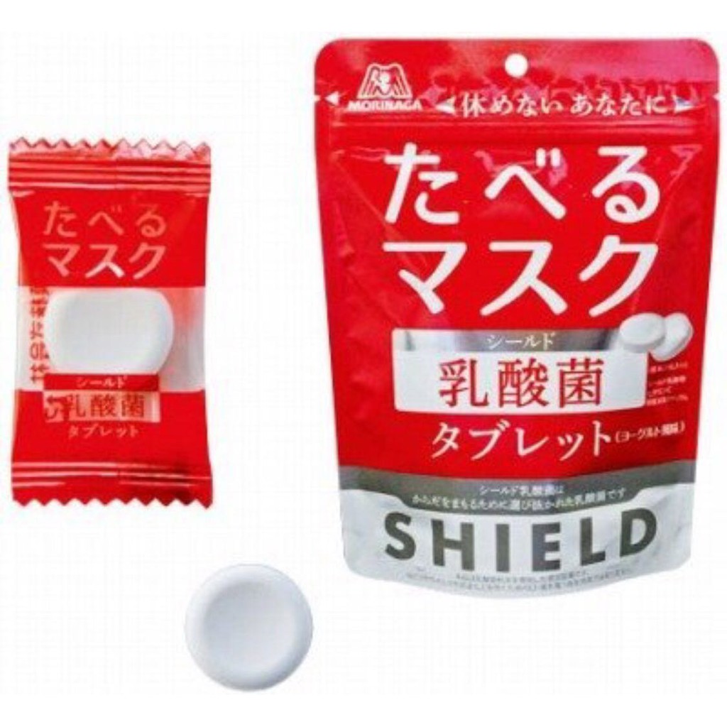 森永shield乳酸菌糖 乳酸菌錠 33g 約21錠 日本學校保健協會推薦 日本製 蝦皮購物