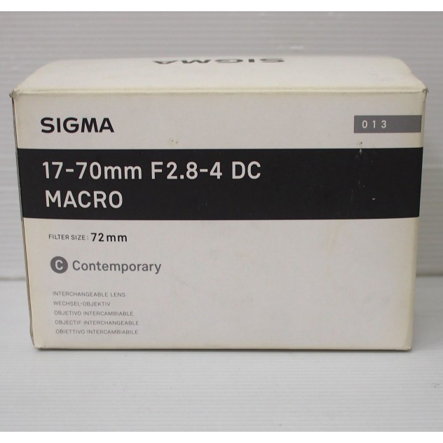 [崴勝3C] 新版恆伸公司貨 Sigma 17-70mm F2.8-F4 DC Macro HSM OS Canon用