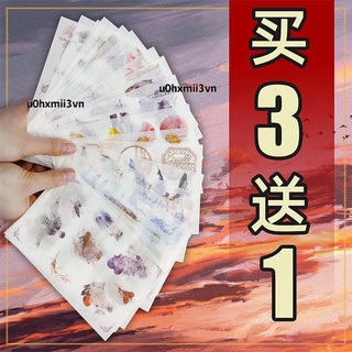 🌟優惠價🌟【買3套送1套】ceenie手賬和紙貼紙人物造景古風現代手帳膠帶貼紙u0hxmii3vn