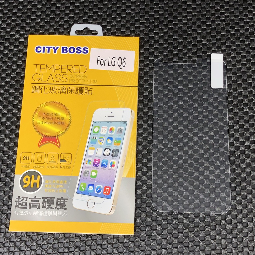 City Boss LG Q6 鋼化 玻璃貼 玻貼 玻保 日本旭硝子 螢幕 保護貼