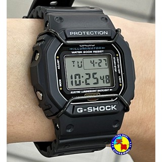 【加保護框】G SHOCK 復刻抗震運動錶DW-5600E-1【現貨】【台灣CASIO原廠公司貨】【天美鐘錶店家直營】