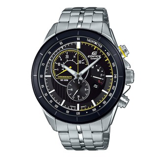 【CASIO】卡西歐EDIFICE賽車系列不鏽鋼三眼男錶 EFR-5610DB-1A 防水一百米 臺灣卡西歐保固一年