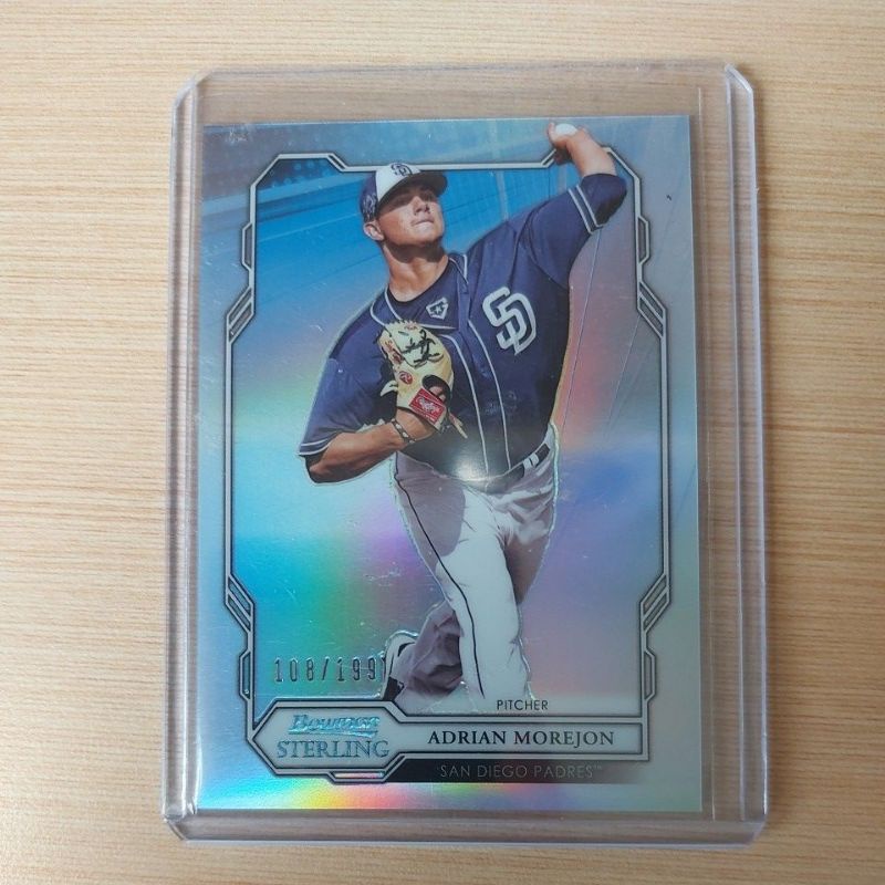 2019 MLB Topps Bowman Sterling Adrian Morejon /199 限量卡 金屬球員卡