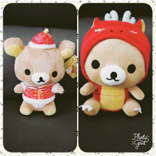 【✨全新正版✨】拉拉熊 懶懶熊 茶熊 變裝 小熊 kuma 絨毛娃娃娃娃玩偶 生日禮物 聖誕禮物 交換禮物