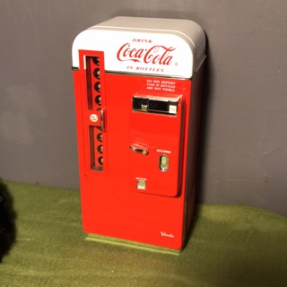 可口可樂 迷你飲料機 80s 古董 舊貨 收藏 企業商標