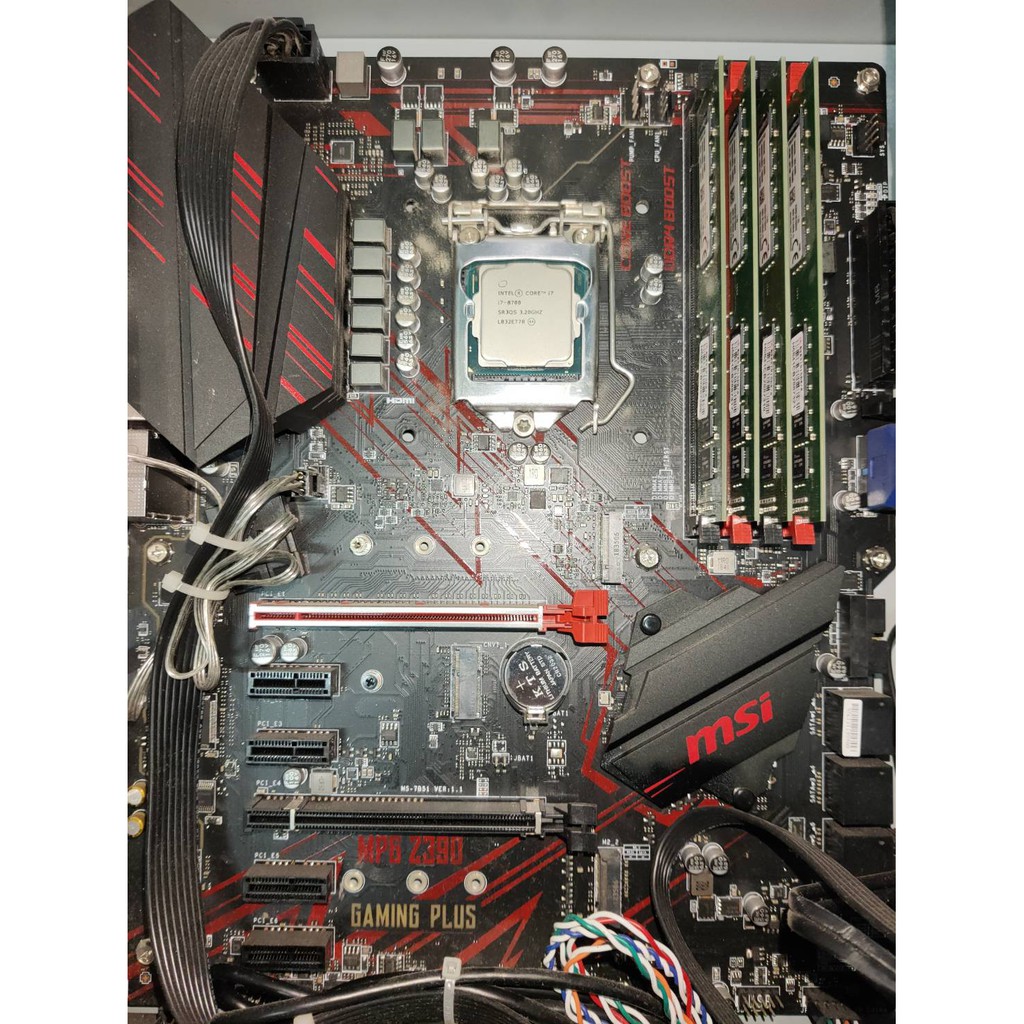 Msi Z390 Mpg Gaming Plus主機板 Intel Cpu 8700 1151腳位 蝦皮購物