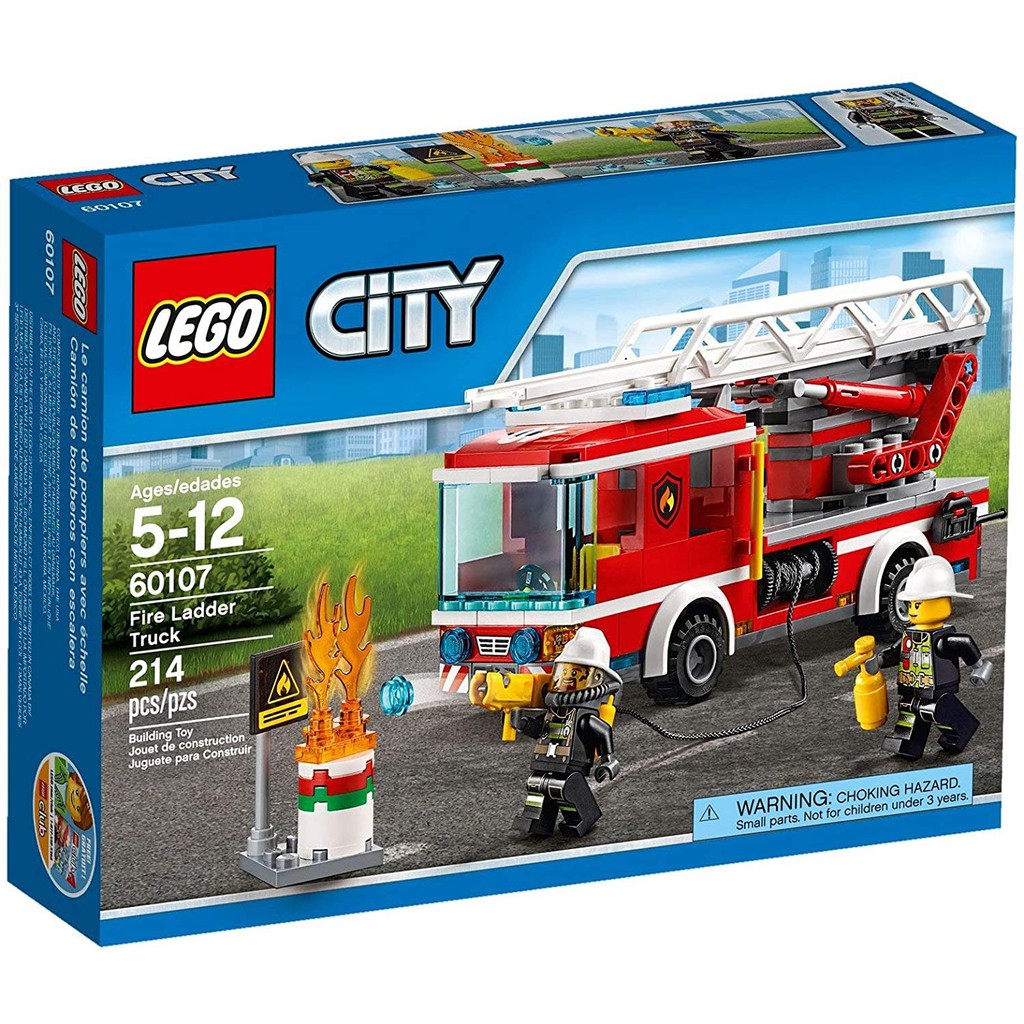 **LEGO** 正版樂高60107 City系列 消防雲梯車 全新未拆 現貨