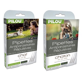 法國皮樂Pilou 第二代 貓用滴劑 外出/室內 天然滴劑
