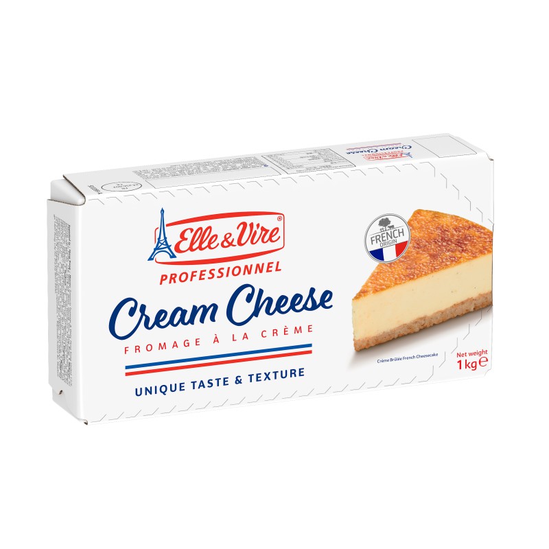 [樸樂烘焙材料]法國愛樂薇 乳脂起士 奶油乳酪 Cream Cheese 1kg原裝