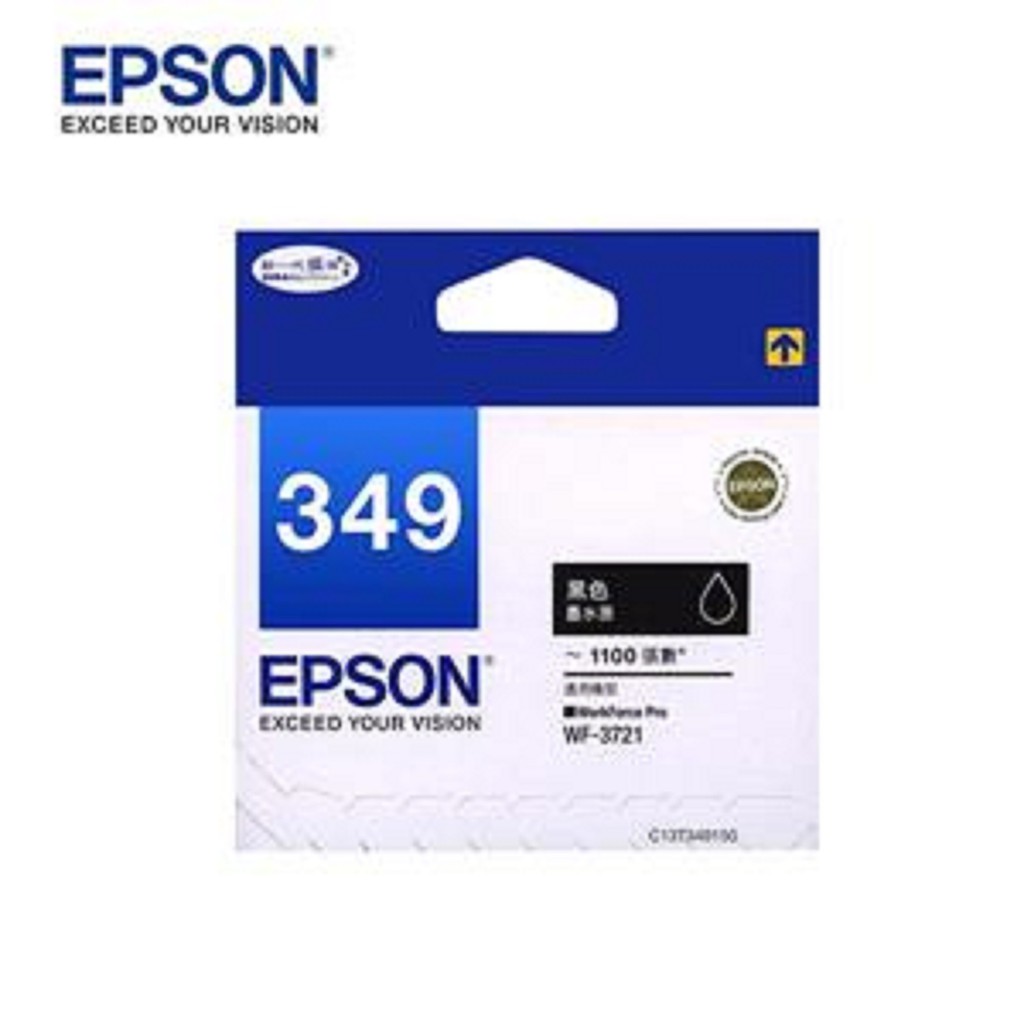 愛普生 EPSON C13T349150 黑色墨水匣T349150 適用機型：WF3721 商用印表機