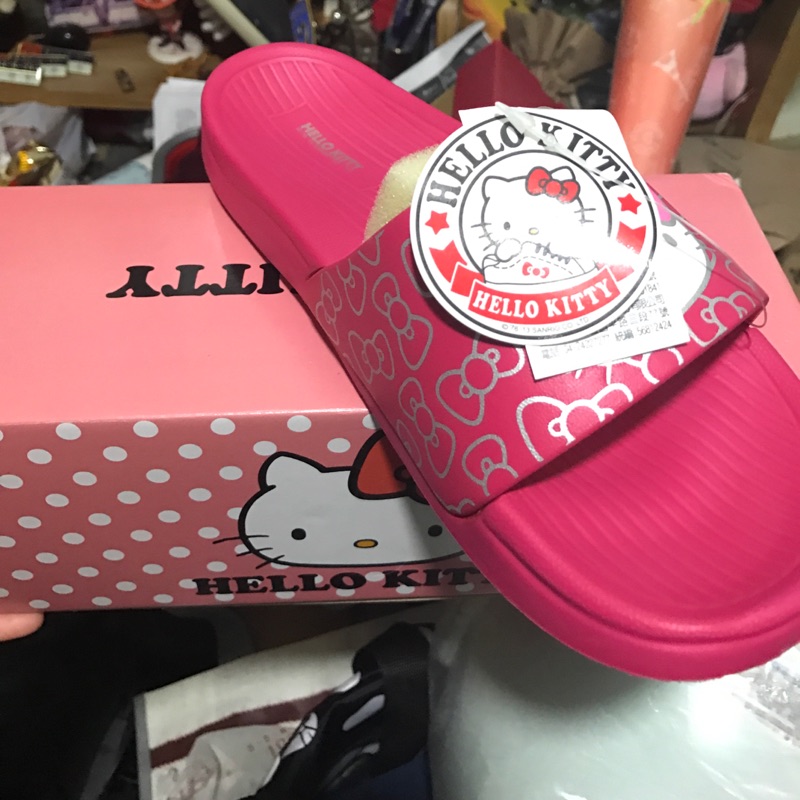 Hello Kitty舒適厚底拖鞋