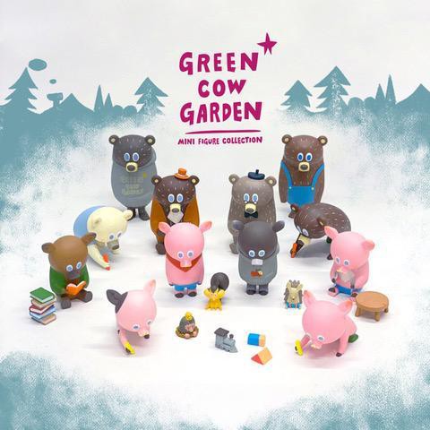 [現貨] How2work BG熊 盒抽 小川耕平 Green Cow Garden mini figure 確認款