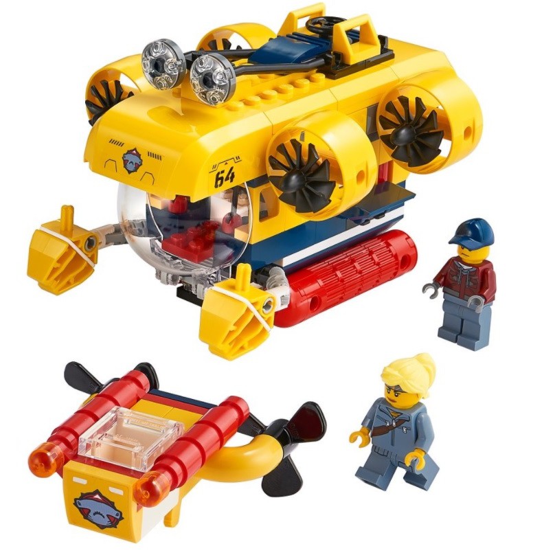 【台中翔智積木】LEGO 樂高 CITY 城市 60264 拆售 海洋探索潛水艇