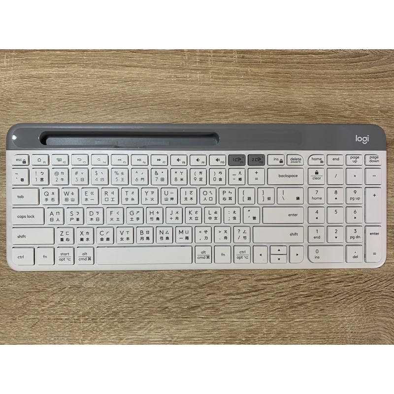Logitech 羅技 K580 超薄跨平台藍牙鍵盤（白/二手）