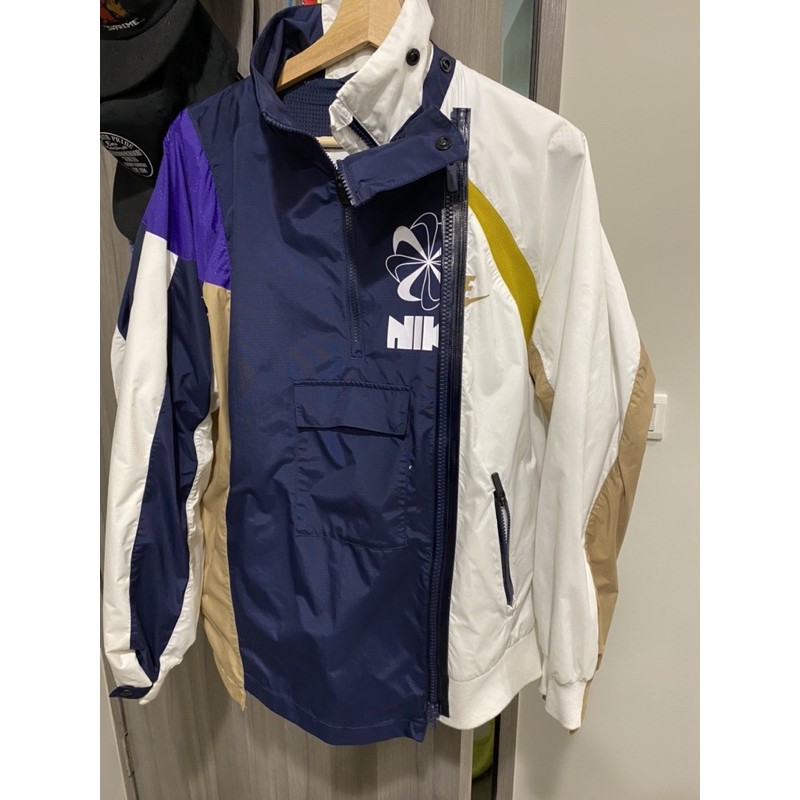 Nike sacai women’s double zip jacket 雙拉鍊 聯名 防風外套 拼接 風衣