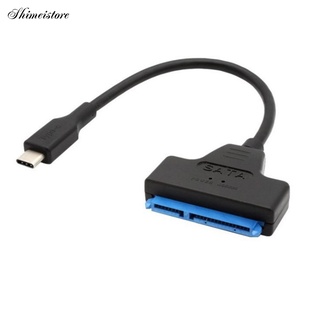 [時美3C] 硬盤驅動器轉換器電纜 USB3.1 Type-C 轉 SATA 22pin 硬盤轉換器電纜防滑