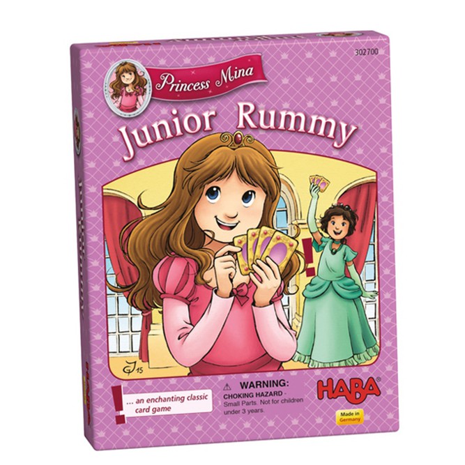 HABA 德國桌遊—米娜公主：拉米紙牌遊戲（Junior Rummy）