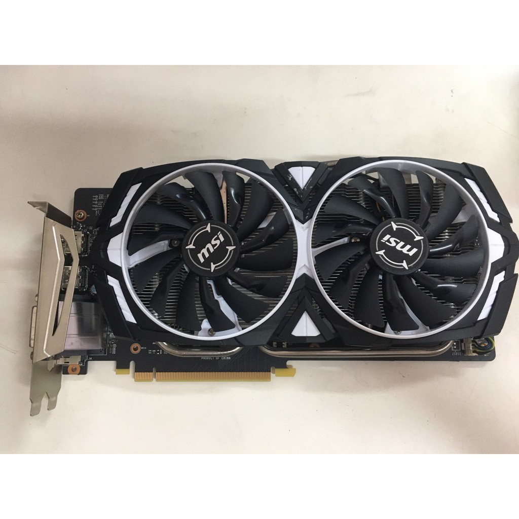 5@MSI微星 GEFORCE GTX1060 ARMOR 3G OCV1 DDR5 3G/6G顯示卡&lt;二手良品&gt;