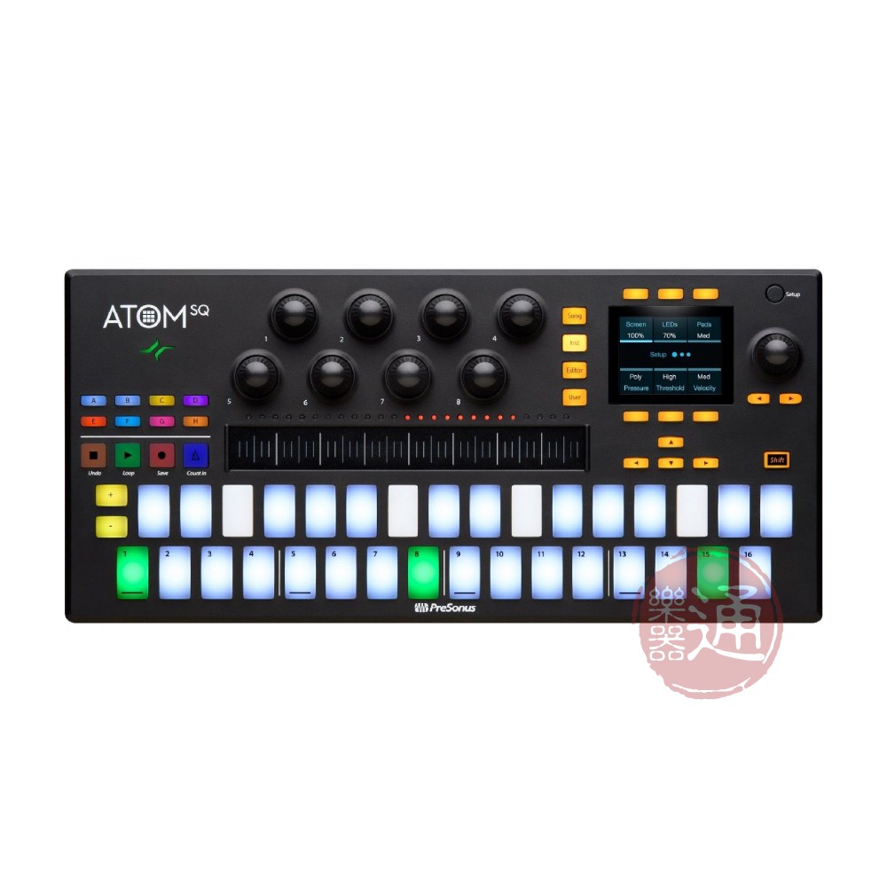 PreSonus / Atom SQ MIDI控制器【樂器通】