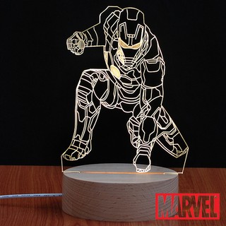 RA Design 3D LED 小夜燈 美國設計師 鋼鐵人 【原價1280元】 迪士尼 創意3D MARVEL