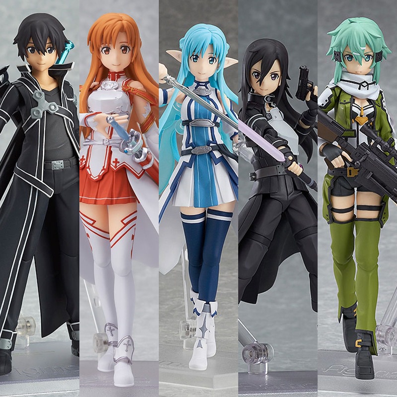 刀劍神域 SAO figma 174桐人/178亞絲娜 可動公仔 港版