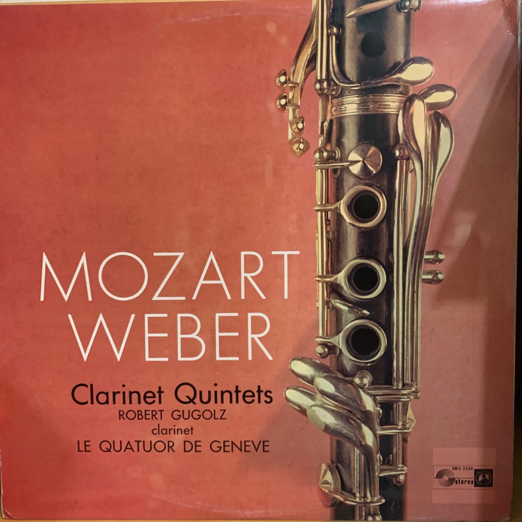 黑膠唱片 管樂 Mozart 莫札特 豎笛五重奏 Weber 韋伯 Gugolz