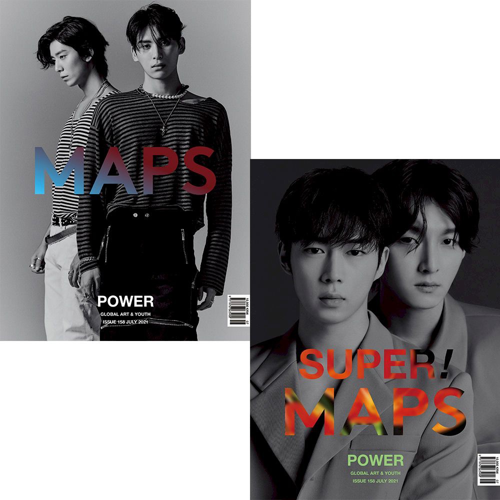 【回憶系列】 MAPS (KOREA) 7月號 2021 雙封面 SF9 朱豪 達淵 柳太陽 輝映 Korea Popular Mall - 韓國雜誌周邊專賣店