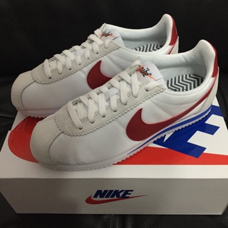 @SIX@限量WMNS CLASSIC CORTEZ NYLON PREM 45週年 白藍紅配色 黃金尺寸：6號!