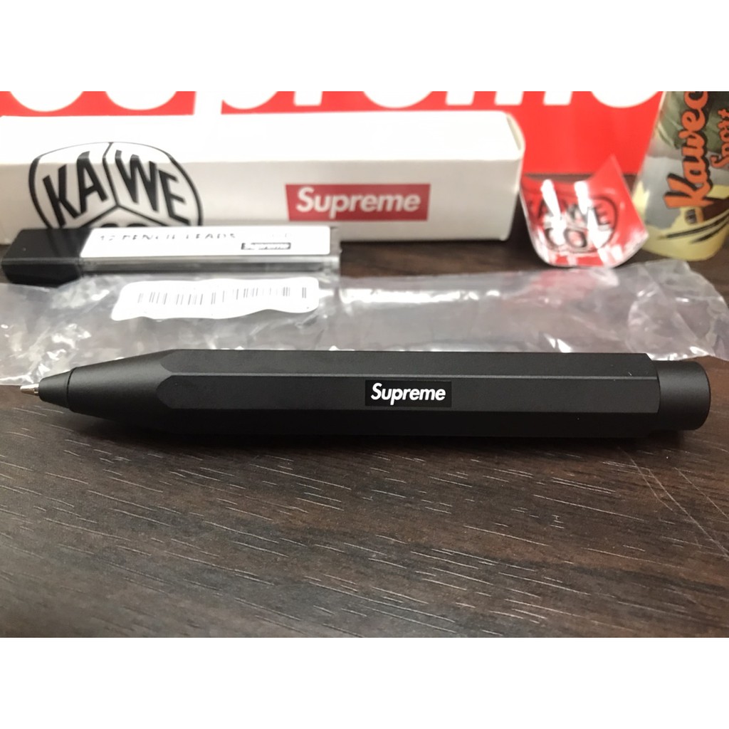 就是一支有品質的潮筆，現貨全新正品Supreme 2018 kaweco pencil 自動鉛筆0.7