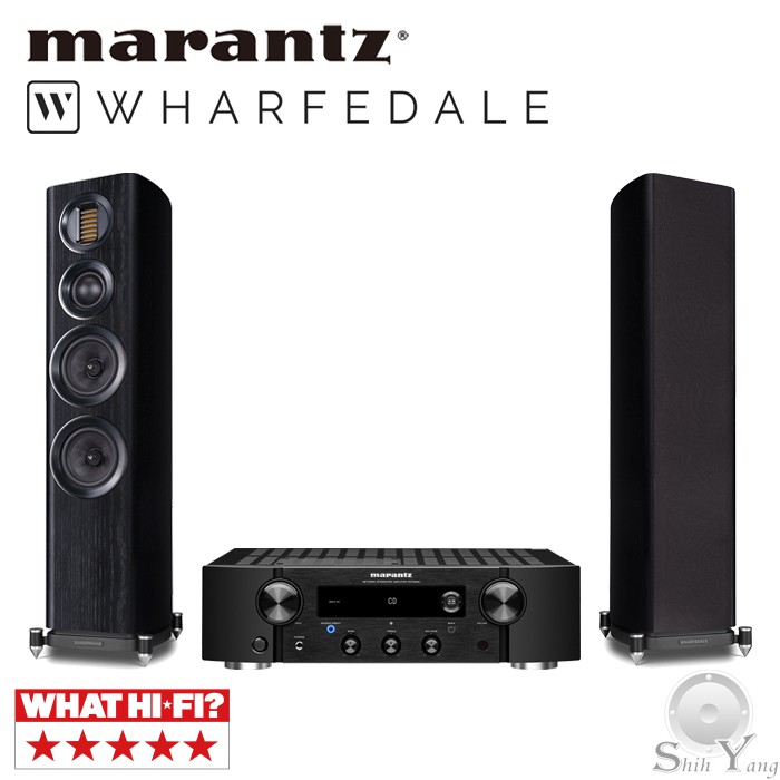 Marantz PM7000N 網路串流綜合擴大機 + Wharfedale EVO 4.3 落地喇叭 公司貨保固