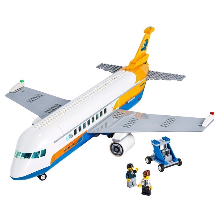 LEGO 樂高 60262 城市系列 CITY 客運飛機 拆賣 單售 載具 飛機 含登機梯 人偶