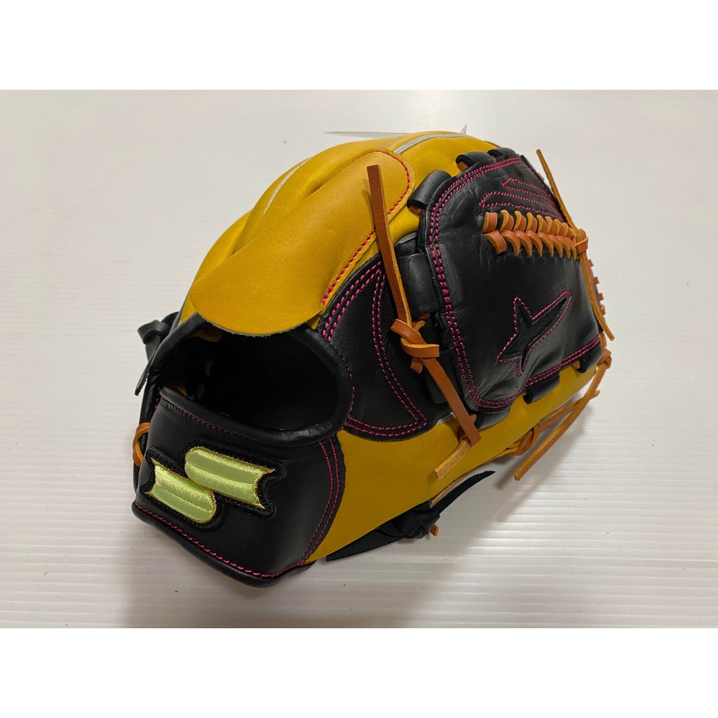 NEW 2022 SSK 特別訂製款 硬式棒球手套 投手 822F-1 黃*黑