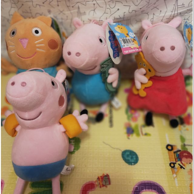 粉紅豬小妹、佩佩豬、小豬佩奇玩偶掛飾