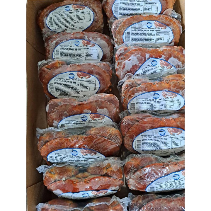 熟凍愛爾蘭麵包蟹飽滿度90%⬆️⬆️食用方法：解凍即食料理方便 ☆600～800g/隻
