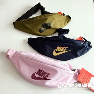 DSY-Nike Heritage Hip Pack 小腰包 腰包 軍綠BA5750-368 粉