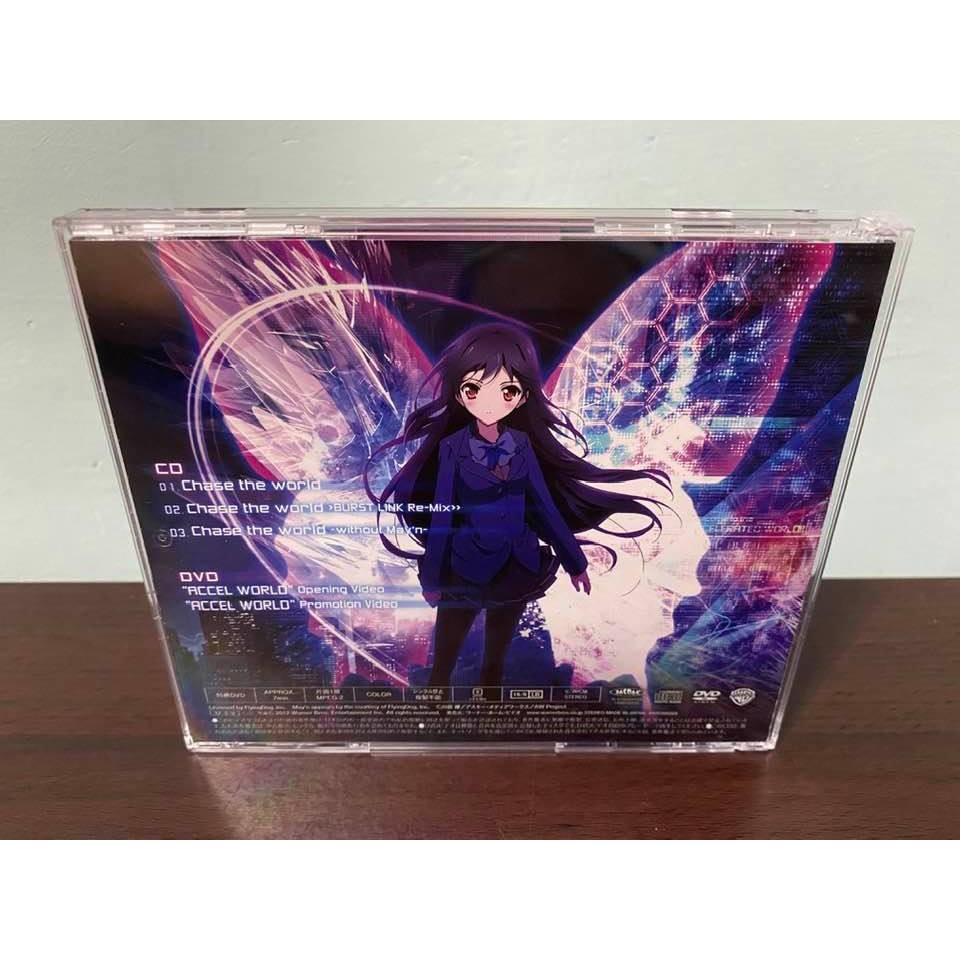 加速世界accel World 日版初回限定盤cd Dvd Chase The World Op 黒雪姫 蝦皮購物