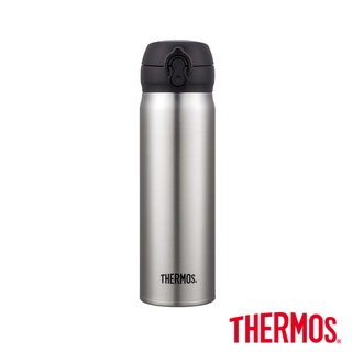 【THERMOS膳魔師】不鏽鋼超輕量彈蓋真空保溫瓶500ml-不銹鋼色(JNL-500-SBK)