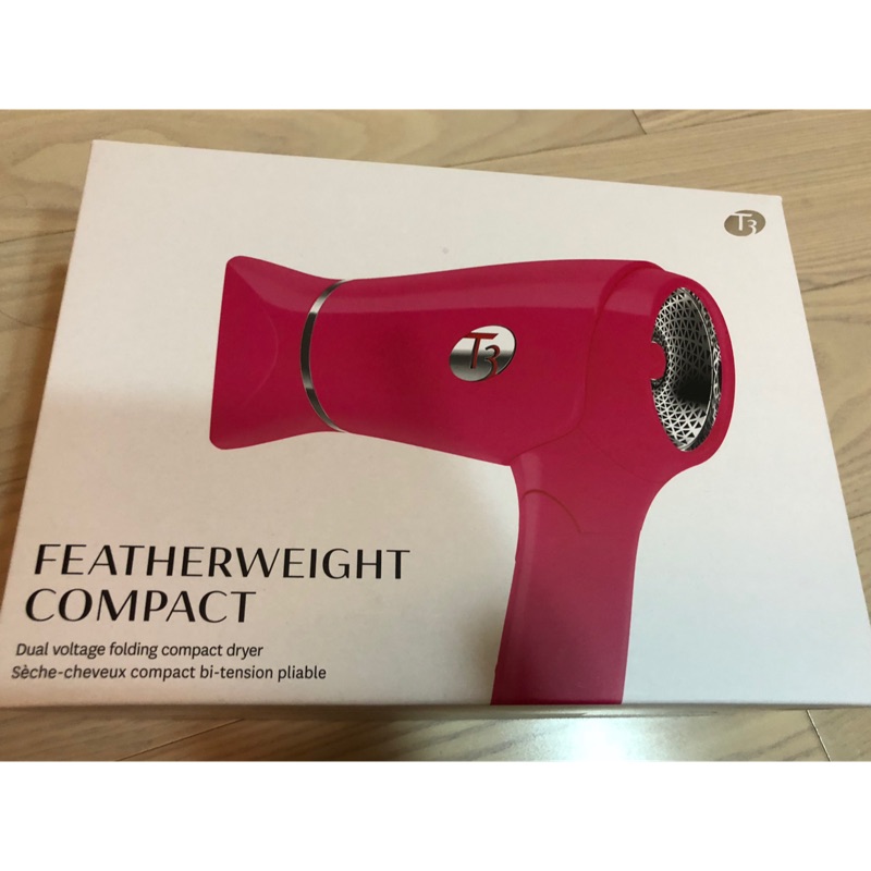 T3 Featherweight compact 旅行用吹風機 只用過一次 空姐機