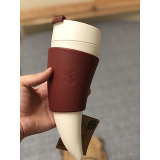 Goat Mug 山羊角咖啡杯 12oz/350ml-酒紅(全新無使用過）